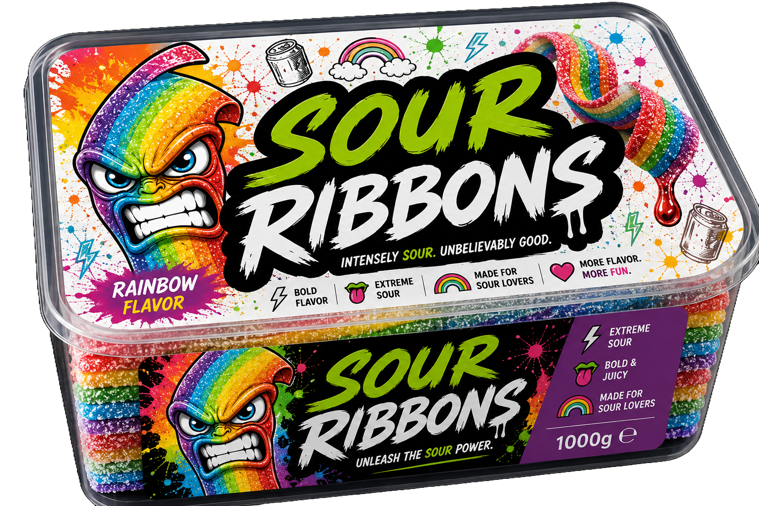 Sour Ribbons Rainbow Box
